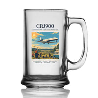 Thumbnail for Bombardier CRJ900 - Poster - Beer Glass with Holder