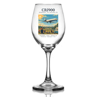 Thumbnail for Bombardier CRJ900 - Poster - Wine Glass