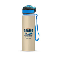 Thumbnail for Bombardier CRJ900 - Sports Kettle - Cartoon + Name - Beige
