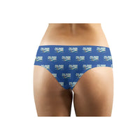 Thumbnail for Bombardier CRJ900 - Women Panties - Cartoon Pattern - Blue - Back