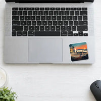 Thumbnail for Bombardier Challenger 300 - 3D + Name - Square Sticker - Laptop