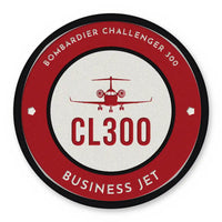 Thumbnail for Bombardier Challenger 300 Patches - Circle - Red White