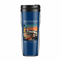 Thumbnail for Bombardier Challenger 300 - Poster - Plastic (No Holder) - Blue