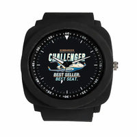 Thumbnail for Bombardier Challenger 350 - Cartoon - Rubber Strap - Black