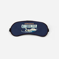 Thumbnail for Bombardier Challenger 350 - Cartoon - Sleep Mask - Navy Blue