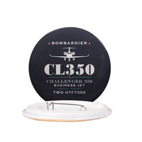 Thumbnail for Bombardier Challenger 350 - Heritage - Pin - Black