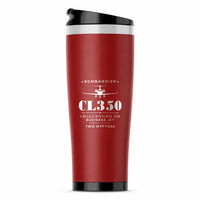 Thumbnail for Bombardier Challenger 350 - Heritage - Stainless Steel (No Holder) - Red