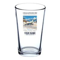 Thumbnail for Bombardier Challenger 350 - Poster + Name - Beer & Water Glass