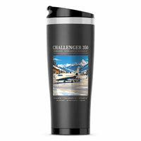 Thumbnail for Bombardier Challenger 350 - Poster - Stainless Steel (No Holder) - Gray
