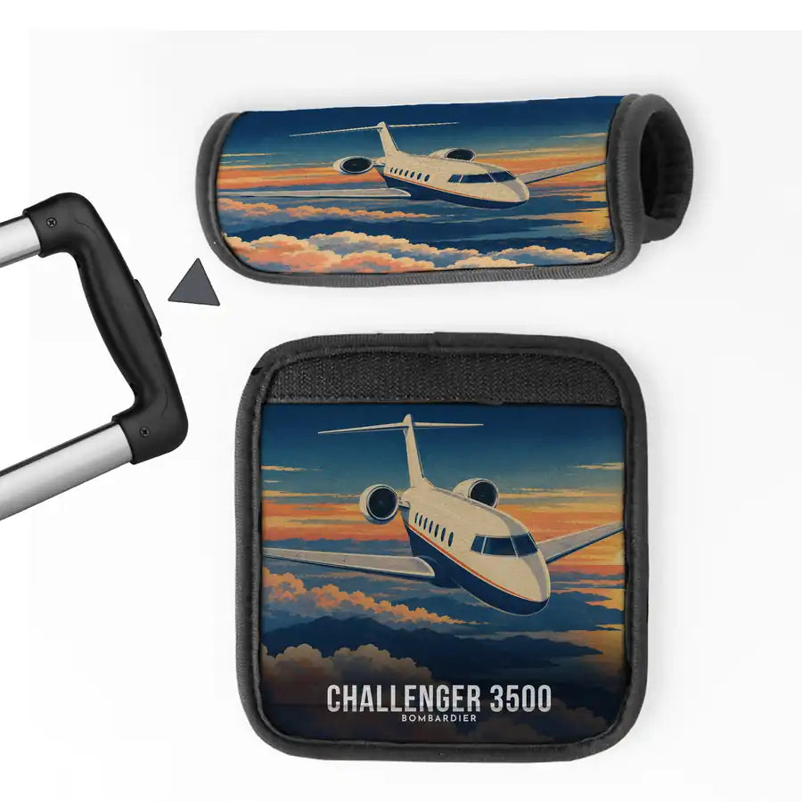 Bombardier Challenger 3500 - 3D - Luggage Handle Cover - Full Print
