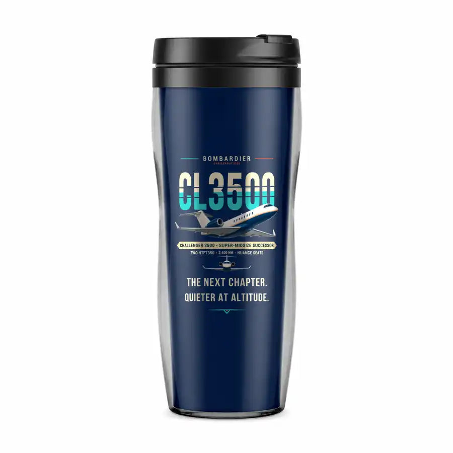 Bombardier Challenger 3500 - Original - Plastic (No Holder) - Dark Blue