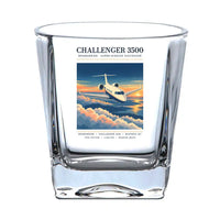 Thumbnail for Bombardier Challenger 3500 - Poster - Whiskey Glass