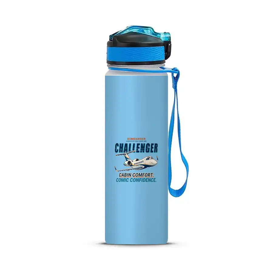 Bombardier Challenger 3500 - Sports Kettle - Cartoon - Light Blue