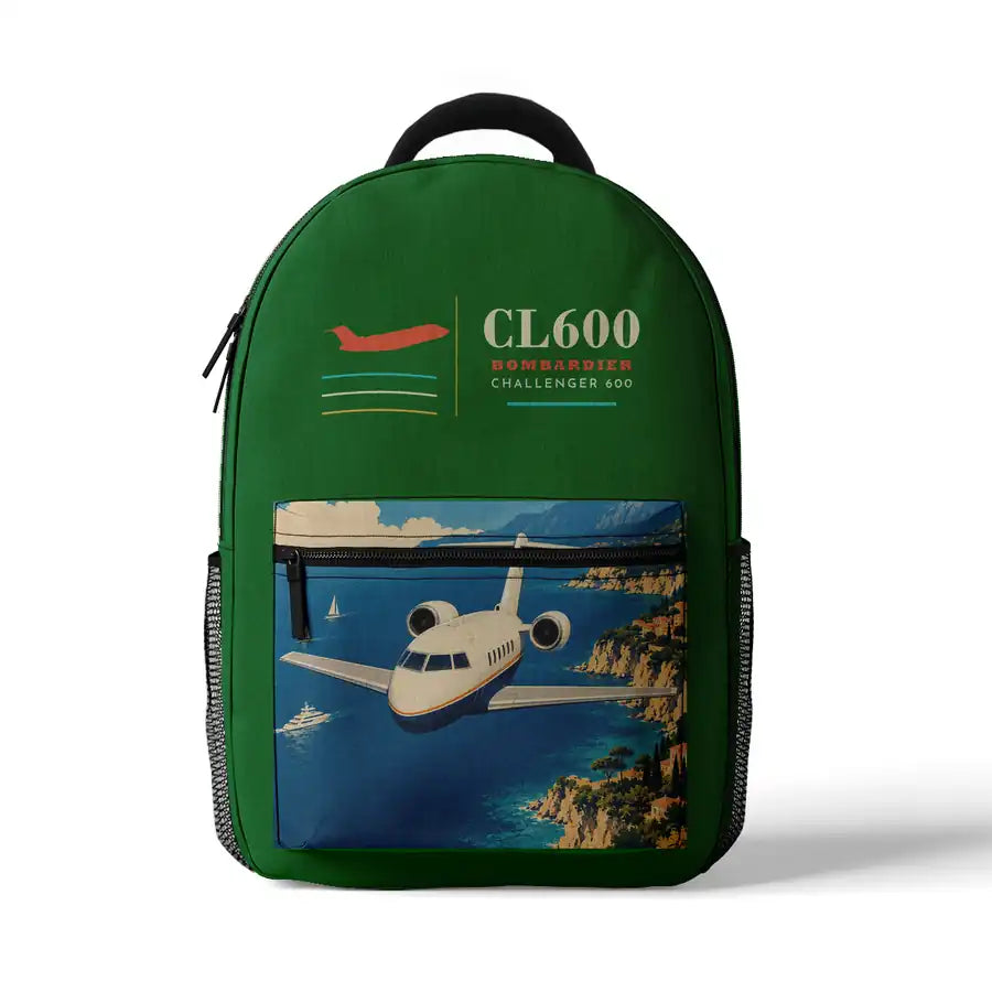 Bombardier Challenger 600 - 3D Backpack - Green