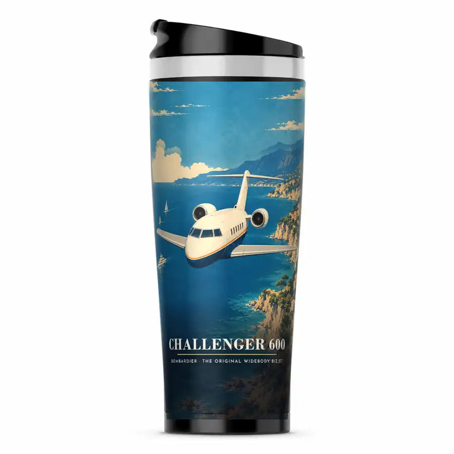 Bombardier Challenger 600 - 3D - Stainless Steel (No Holder) - Full Print