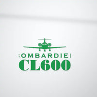 Thumbnail for Bombardier Challenger 600 - Heritage Die-Cut - Green - Die-Cut - Close-up