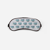 Thumbnail for Bombardier Challenger 600 - Original Pattern - Sleep Mask - Light Gray