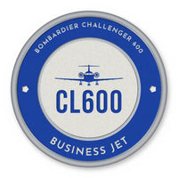 Thumbnail for Bombardier Challenger 600 Patches - Circle - Royal White