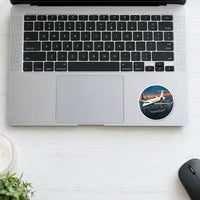 Thumbnail for Bombardier Challenger 601 - 3D - Circle Sticker - Laptop