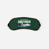 Thumbnail for Bombardier Challenger 601 - Cartoon - Sleep Mask - Dark Green