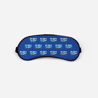 Thumbnail for Bombardier Challenger 601 - Original Pattern - Sleep Mask - Blue