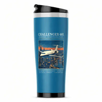 Thumbnail for Bombardier Challenger 601 - Poster - Stainless Steel (No Holder) - Light Blue