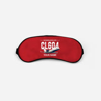 Thumbnail for Bombardier Challenger 604 - Original + Name - Sleep Mask - Red