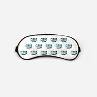 Thumbnail for Bombardier Challenger 604 - Original Pattern - Sleep Mask - White