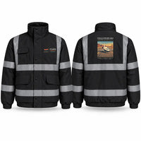 Thumbnail for Bombardier Challenger 604 Reflective Winter Jackets - Poster - Black