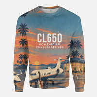 Thumbnail for Bombardier Challenger 650 3D All-Over Print Clothing - Sweatshirt - 3D
