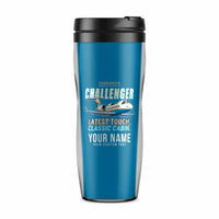 Thumbnail for Bombardier Challenger 650 - Cartoon + Name - Plastic (No Holder) - Light Blue