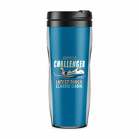 Thumbnail for Bombardier Challenger 650 - Cartoon - Plastic (No Holder) - Light Blue