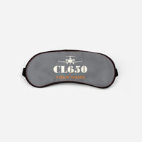 Thumbnail for Bombardier Challenger 650 - Heritage + Name - Sleep Mask - Gray