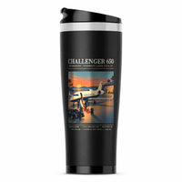 Thumbnail for Bombardier Challenger 650 - Poster - Stainless Steel (No Holder) - Black