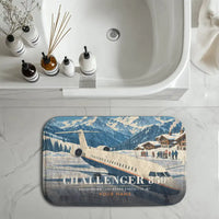 Thumbnail for Bombardier Challenger 850 - 3D + Name - Bath Mat