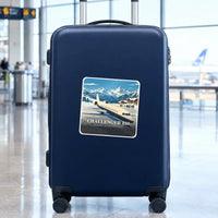 Thumbnail for Bombardier Challenger 850 - 3D - Square Sticker - Suitcase