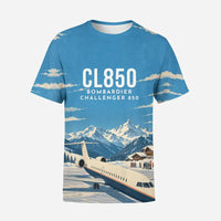 Thumbnail for Bombardier Challenger 850 3D All-Over Print Clothing - T-Shirt - 3D