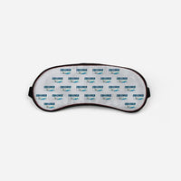Thumbnail for Bombardier Challenger 850 - Cartoon Pattern - Sleep Mask - Light Gray