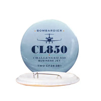Thumbnail for Bombardier Challenger 850 - Heritage - Pin - Light Blue