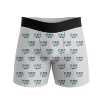 Thumbnail for Bombardier Challenger 850 - Men Boxers - Original Pattern - Light Gray