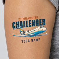 Thumbnail for Bombardier Challenger 850 - Tattoo - Cartoon + Name