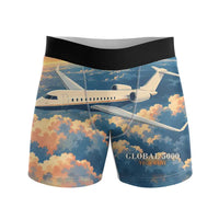 Thumbnail for Bombardier Global 5000 - Men Boxers - 3D + Name - Full Print