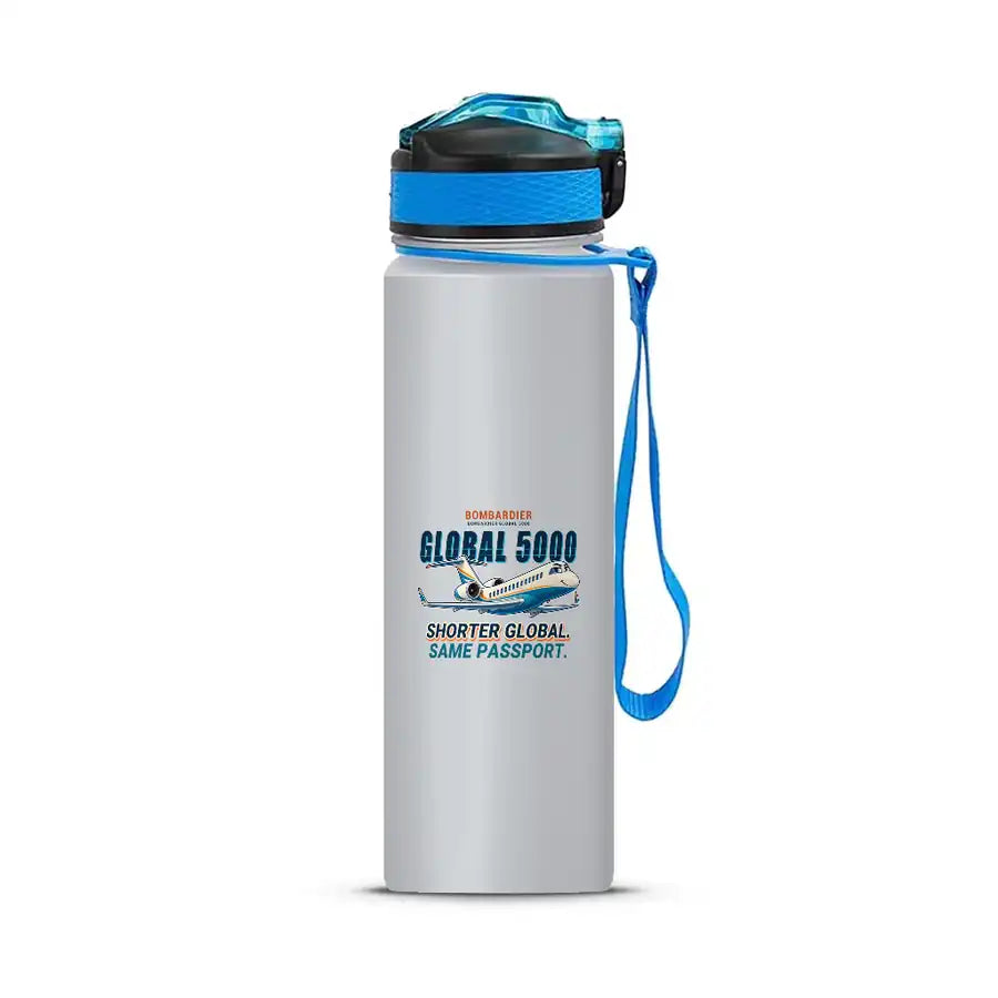 Bombardier Global 5000 - Sports Kettle - Cartoon - Light Gray
