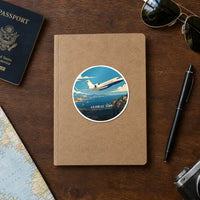 Thumbnail for Bombardier Global 5500 - 3D - Circle Sticker - Notebook