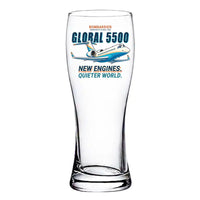Thumbnail for Bombardier Global 5500 - Cartoon - Pilsner Beer Glass
