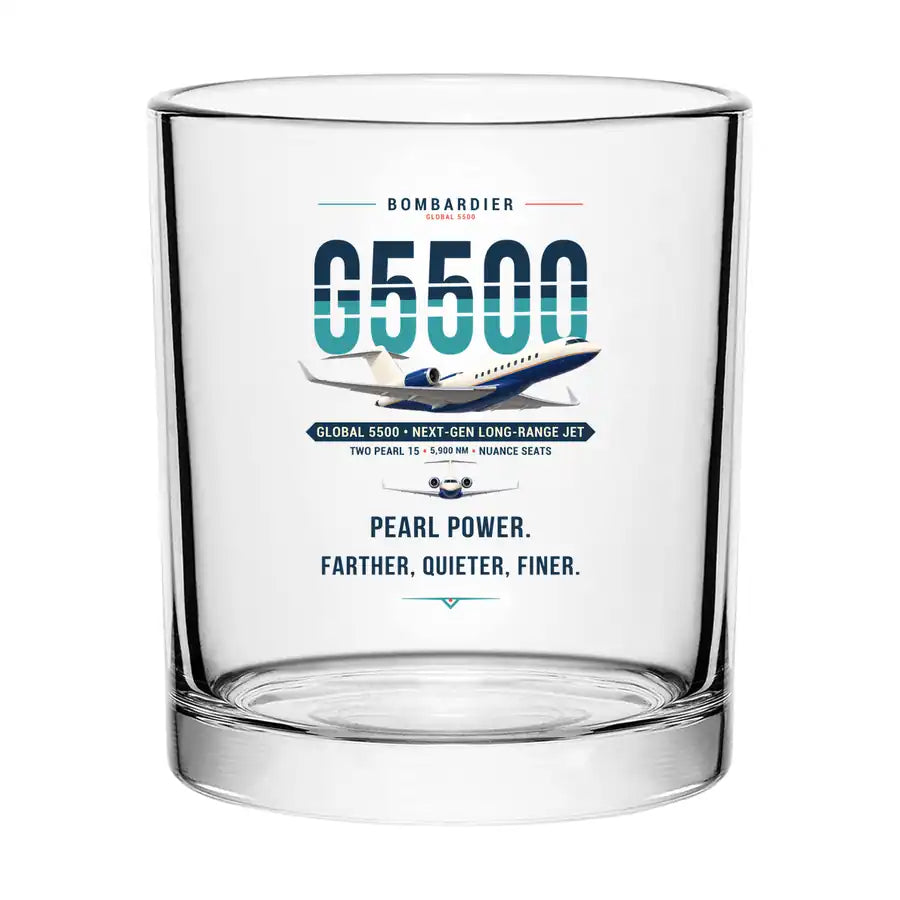 Bombardier Global 5500 - Original - Special Whiskey Glass