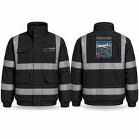 Thumbnail for Bombardier Global 6000 Reflective Winter Jackets - Poster - Black