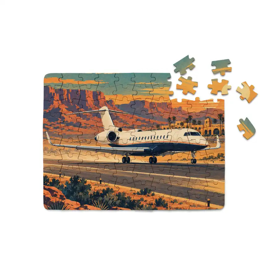 Bombardier Global 6500 - 3D - Puzzle