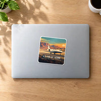 Thumbnail for Bombardier Global 6500 - 3D - Square Sticker - MacBook