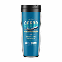 Thumbnail for Bombardier Global 6500 - Original + Name - Plastic (No Holder) - Light Blue